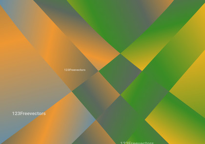 Blue Green and Orange Gradient Modern Geometric Background Vector Art