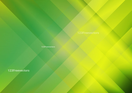Abstract Green and Yellow Fractal Stripes Modern Background