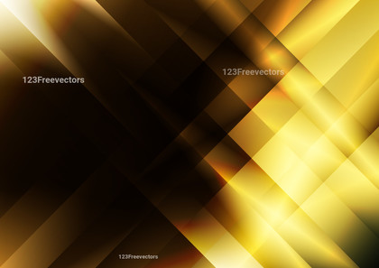 Black Brown and Yellow Abstract Fractal Stripes Modern Background Illustrator