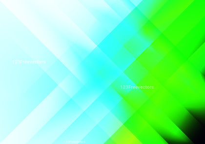 Abstract Blue Green and White Fractal Stripes Background Graphic