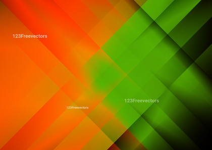 Red Green and Orange Abstract Fractal Stripes Background Vector Eps