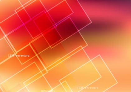 Abstract Pink and Orange Modern Square Background