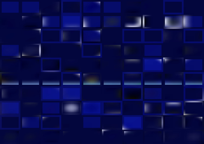 Abstract Dark Blue 3D Square Cube Background