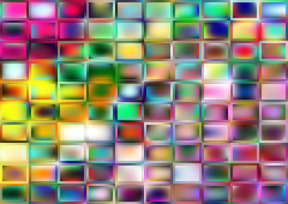 Abstract Colorful Square Cube Background Vector Image