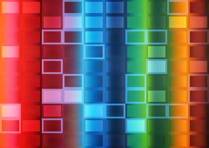 Abstract Colorful Cube Background