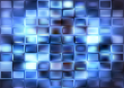 Blue and White 3D Cube Blocks Background