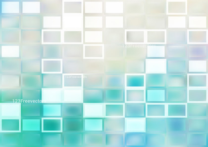 Blue and White 3D Cube Blocks Background Illustrator