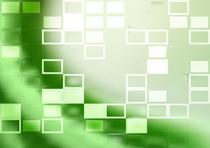 Abstract Green and White Cube Blocks Background