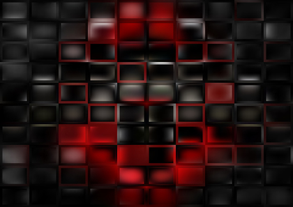 Black Grey and Red 3D Cube Background