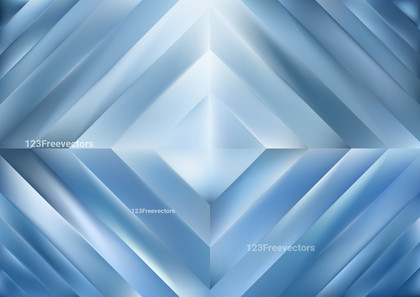 Abstract Blue and White Rhombus Geometric Background