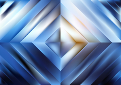 Abstract Blue and White Concentric Rhombus Background