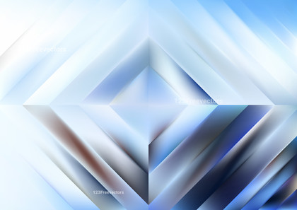 Blue and White Rhombuses Background