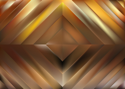 Orange and Brown Rhombus Geometric Background Design