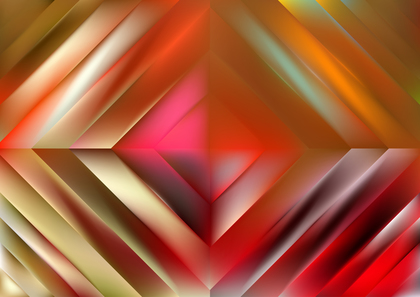 Abstract Red and Orange Concentric Rhombus Background