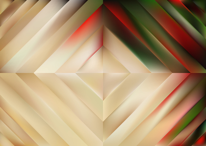 Abstract Red Brown and Green Rhombus Background
