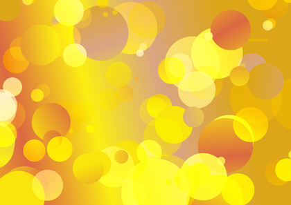 Abstract Orange Circles Background