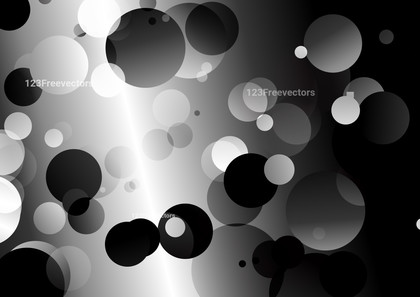 Black and Grey Circle Shapes Background