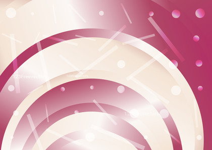 Pink and Beige Circle Background