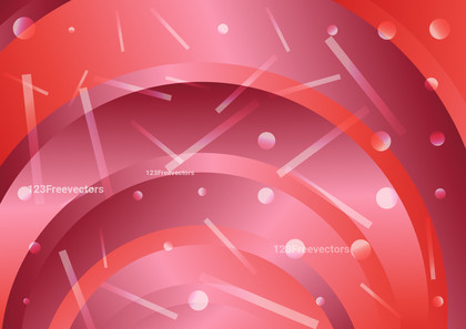 Abstract Pink and Red Circle Shapes Background Image