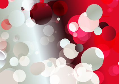Red and Grey Circles Background Illustrator