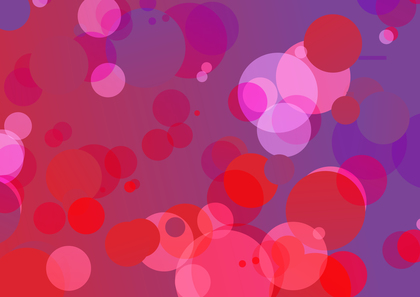 Red and Purple Circle Shapes Background Vector Illustration
