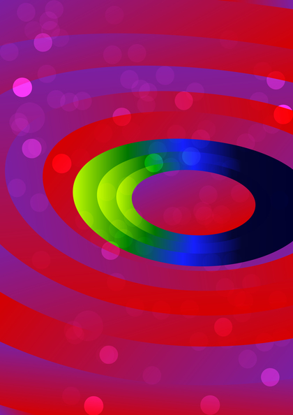 Red Green and Blue Circles Background Vector Eps
