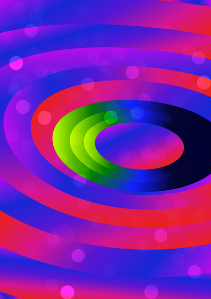 Abstract Blue Pink and Green Liquid Color Fluid Gradient Concentric Circles Background