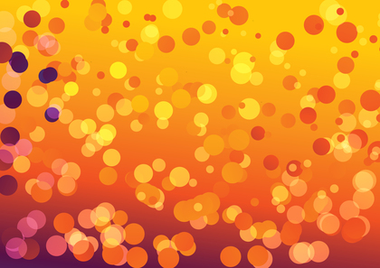 Orange Circle Shapes Background Image