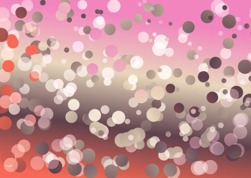 Abstract Pink Orange and Brown Circles Background Image