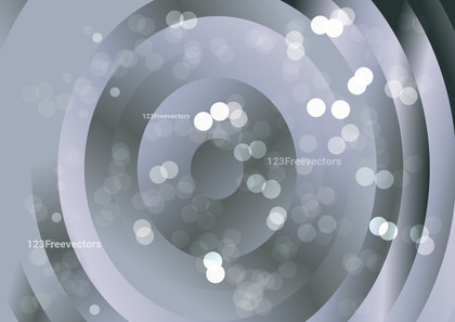 Abstract Blue and Grey Concentric Circles Background