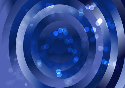 Blue Gradient Concentric Circles Background