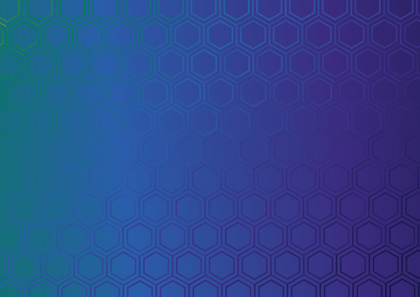 Blue Gradient Hexagon Pattern Background