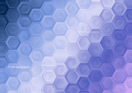 Blue Gradient Hexagon Pattern Background Vector Eps