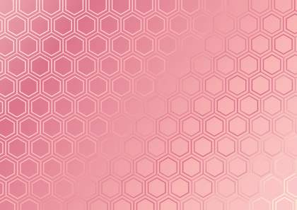 Abstract Pink Gradient Hexagon Pattern Background Illustration