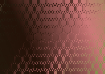 Abstract Dark Red Gradient Geometric Hexagon Background Image