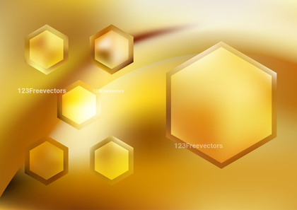Orange Modern Hexagon Background Design