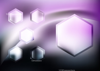 Purple Black and White Hexagon Shape Background Illustrator