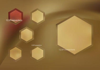 Red and Brown Hexagon Shape Background