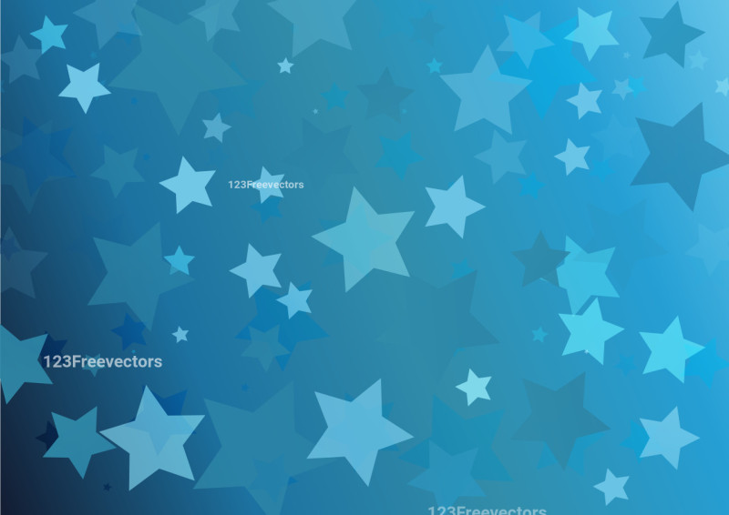 Blue Star Background