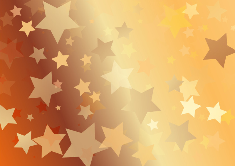 Brown Abstract Star Background