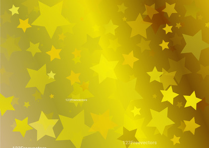 Gold Abstract Star Background