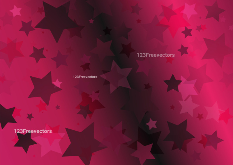 Pink and Black Star Background Image
