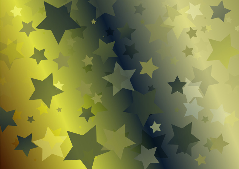 Blue and Green Abstract Star Background