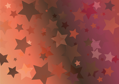 Pink Orange and Brown Abstract Star Background