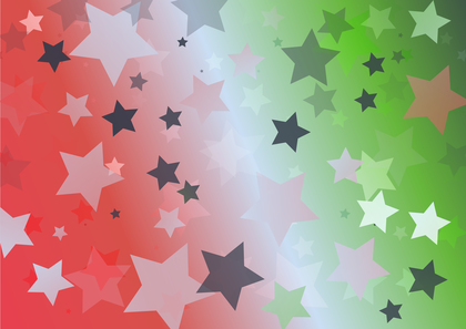 Red Green and Blue Star Background