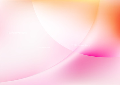 Abstract Orange Pink and White Blurred Gradient Mesh Background Illustrator