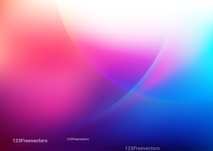 Abstract Pink Blue and White Gradient Blur Background