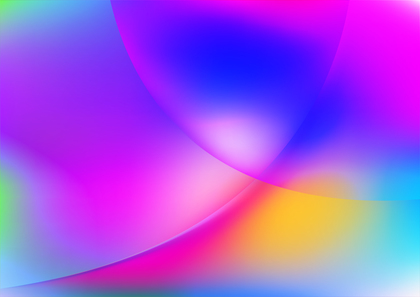 Pink Blue and Yellow Blurry Gradient Mesh Background