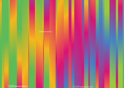Colorful Gradient Vertical Stripes Background Vector Image