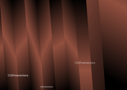 Vertical Stripes Black and Brown Gradient Background Vector Art